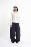 Peaky Ruffle V-neck Cardigan
