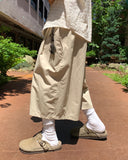 Work D-ring Bermuda Banding Pants