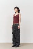 Rounding Dyeing Cargo Pants
