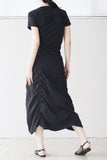 Celine shirring long skirt