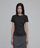 Asymmetrical Draped T-Shirt