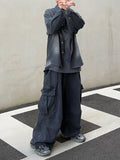 Gradation Washed Denim Shirt