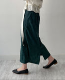 Jacquard flower long skirt