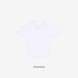 Etor Collar Slit T-shirt