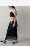 Rookie Chiffon Wrap Skirt