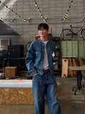 Oil Washed One-Tuck Denim
