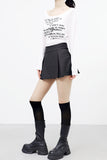 Storm Lettering Shirring T-Shirt