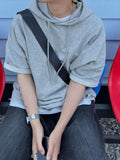 Drop-down Half Hood T-Shirt