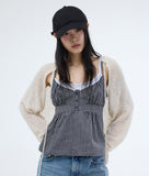 PRTN) Destroyed Bolero Cardigan