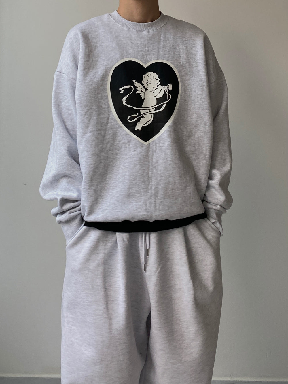 【KOOLOSET】Heart Angel Sweatshirt KOOLOSET (クロゼット) - ハートエンジェルスウェットシャツ