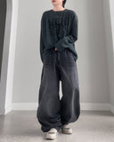 Spico Maxi Balloon Black Denim