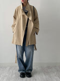 Bolte Belted Half Trench Coat