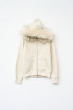 (W) Miko Fur Zip Hoodie