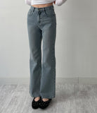 009 Teen Blue Semi Bootcut Denim Pants