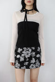 If scarf color matching tee