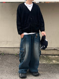 Mohair Two-Pocket Knit Cardigan