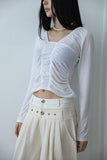 Matte Paper Pearl Necklace