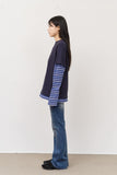 May Striped Layered Top