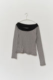 (W) Butter Striped Top