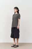 Road Slim Button Top