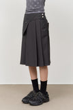 (W) Deric Pocket Pleats Skirt