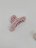 Mink fur hairpin