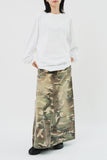 (W) Military Long Skirt