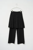 (W) Quiz Pleats Skirt Pants