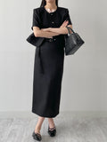 Lara Tweed Short Sleeve Jacket