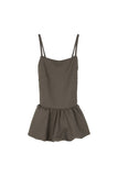 Blow Back Button Tank Top