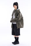 Broher rivet double-knee bermuda pants