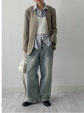 Simon No Collar Loose Fit Jacket