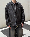 Trucker Leather Jacket