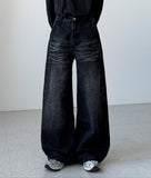 Smash Crack Wide Denim