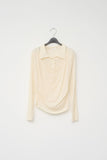 (W) Suit Collar Layered Top