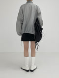 [summer] Velcro Nylon Overfit Wind Jacket