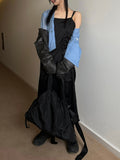 SATIN SLIT LONG OPS