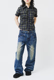 (W) Two Checked Shirt