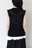 Punching Net Knit Sleeveless