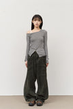 (W) Glee Button Top