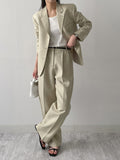 Ber Linen Loose Fit Single Jacket