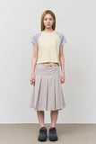 (W) Age Snap Pleats Skirt