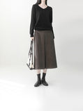 Brook Wool V-neck Knit