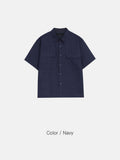 Syd Cropped Check Shirt