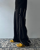Nylon Piping Snap Pants