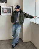 Dirty Wide Denim Pants