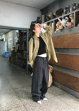 WASHED BLACK DENIM PANTS