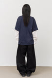 Gun Dart Curved Cotton Pants