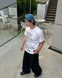 Moz two-tuck wide slacks