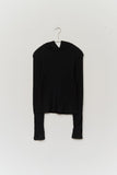 (W) Fin Hooded Top